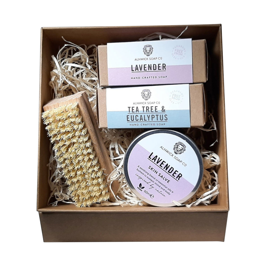 Soap-Salve-Nailbrush-gift-box-Lavender