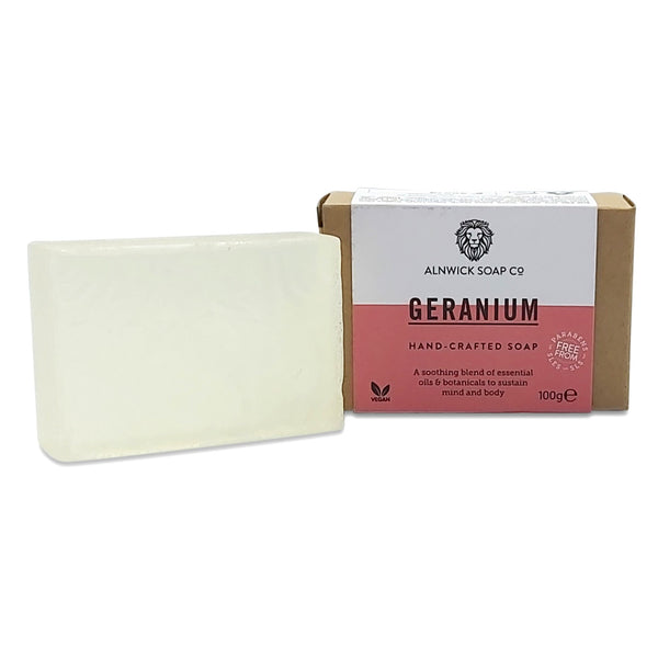 Geranium-Vegan-Soap-Alnwick-Soap-Company
